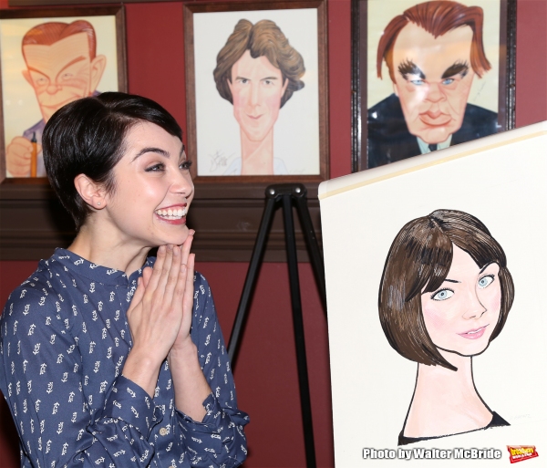 Photo Coverage: AN AMERICAN IN PARIS' Tony-Nominated Leads Get Sardi's Caricatures!  Image