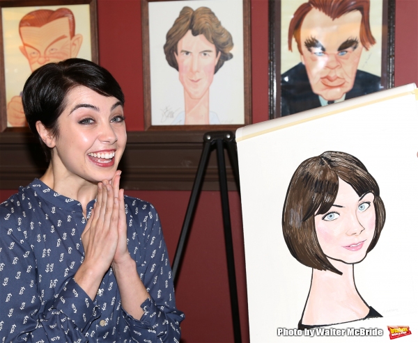 Photo Coverage: AN AMERICAN IN PARIS' Tony-Nominated Leads Get Sardi's Caricatures!  Image