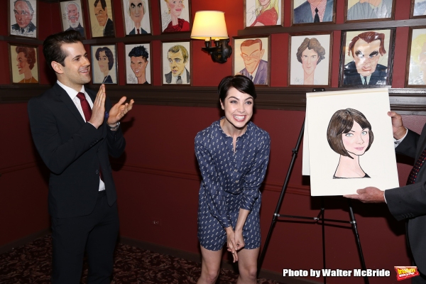 Photo Coverage: AN AMERICAN IN PARIS' Tony-Nominated Leads Get Sardi's Caricatures! Photo Coverage: AN AMERICAN IN PARIS' Tony-Nominated Leads Get Sardi's Caricatures! Image