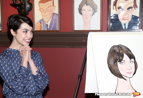 Photo Coverage: AN AMERICAN IN PARIS' Tony-Nominated Leads Get Sardi's Caricatures!  Image