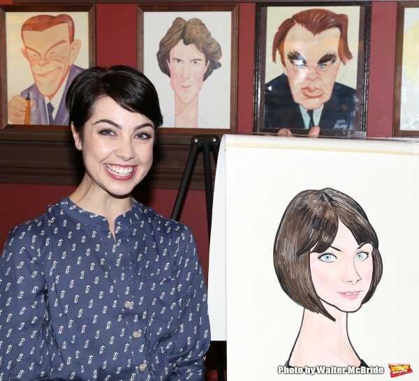 Photo Coverage: AN AMERICAN IN PARIS' Tony-Nominated Leads Get Sardi's Caricatures!  Image