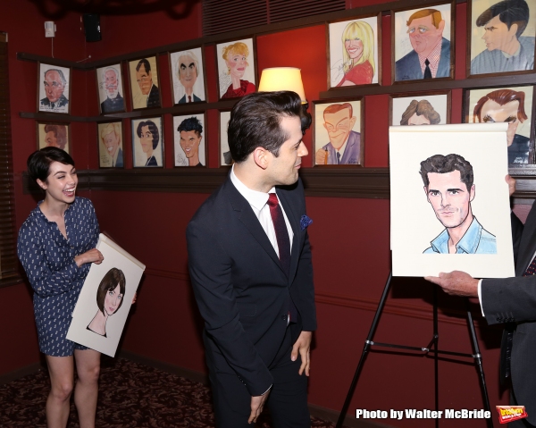 Photo Coverage: AN AMERICAN IN PARIS' Tony-Nominated Leads Get Sardi's Caricatures! Photo Coverage: AN AMERICAN IN PARIS' Tony-Nominated Leads Get Sardi's Caricatures! Image