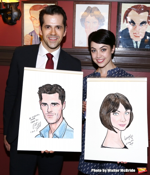 Photo Coverage: AN AMERICAN IN PARIS' Tony-Nominated Leads Get Sardi's Caricatures! Photo Coverage: AN AMERICAN IN PARIS' Tony-Nominated Leads Get Sardi's Caricatures! Image