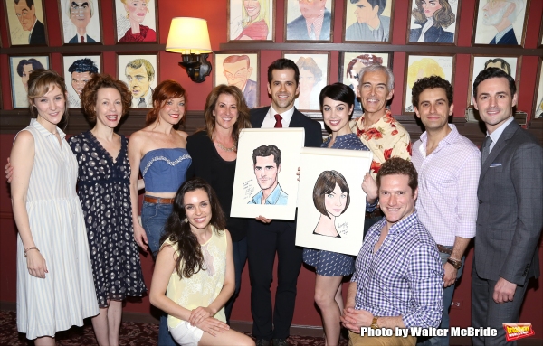 Photo Coverage: AN AMERICAN IN PARIS' Tony-Nominated Leads Get Sardi's Caricatures! Photo Coverage: AN AMERICAN IN PARIS' Tony-Nominated Leads Get Sardi's Caricatures! Image