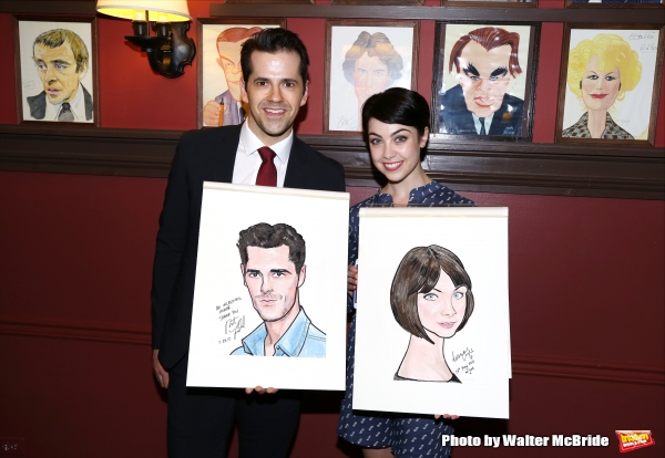 Photo Coverage: AN AMERICAN IN PARIS' Tony-Nominated Leads Get Sardi's Caricatures! Photo Coverage: AN AMERICAN IN PARIS' Tony-Nominated Leads Get Sardi's Caricatures! Image