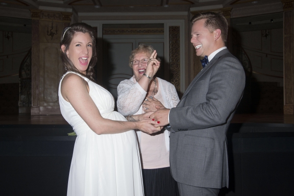 Photo Flash: Couple Marries on Stage at Broadway's IT SHOULDA BEEN YOU! Image