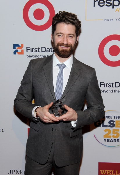 Photo Flash: FINDING NEVERLAND's Matthew Morrison Honored at 2015 GLSEN Respect Awards Image