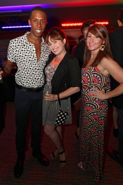 Actor Brandon Burks, Melinda Koen, and Danielle Fewings Photo