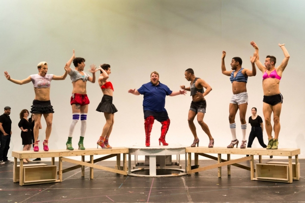Photo Flash: First Look- Mirvish's KINKY BOOTS in Rehearsal Image