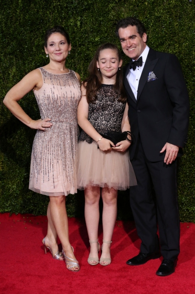 Brian D''Arcy James and family Photo