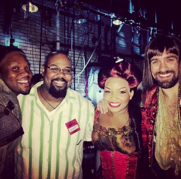 Photo Flash: SOMETHING ROTTEN!'s Michael James Scott Takes Us Behind the Scenes of Broadway's Biggest Night! Image