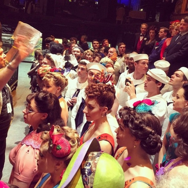 Photo Flash: SOMETHING ROTTEN!'s Michael James Scott Takes Us Behind the Scenes of Broadway's Biggest Night! Image