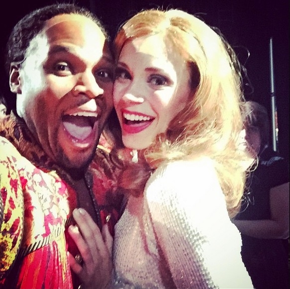 Photo Flash: SOMETHING ROTTEN!'s Michael James Scott Takes Us Behind the Scenes of Broadway's Biggest Night! Image