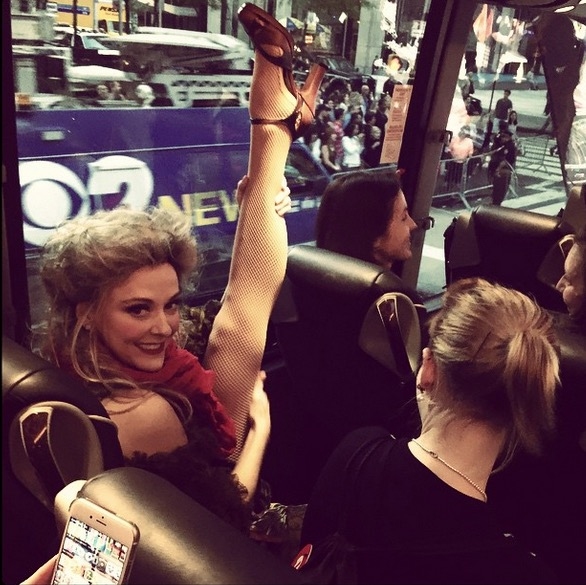 Photo Flash: SOMETHING ROTTEN!'s Michael James Scott Takes Us Behind the Scenes of Broadway's Biggest Night! Image