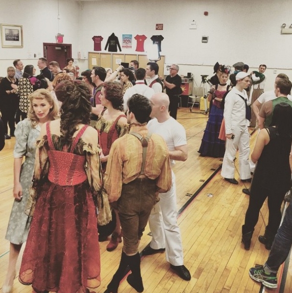 Photo Flash: SOMETHING ROTTEN!'s Michael James Scott Takes Us Behind the Scenes of Broadway's Biggest Night! Image
