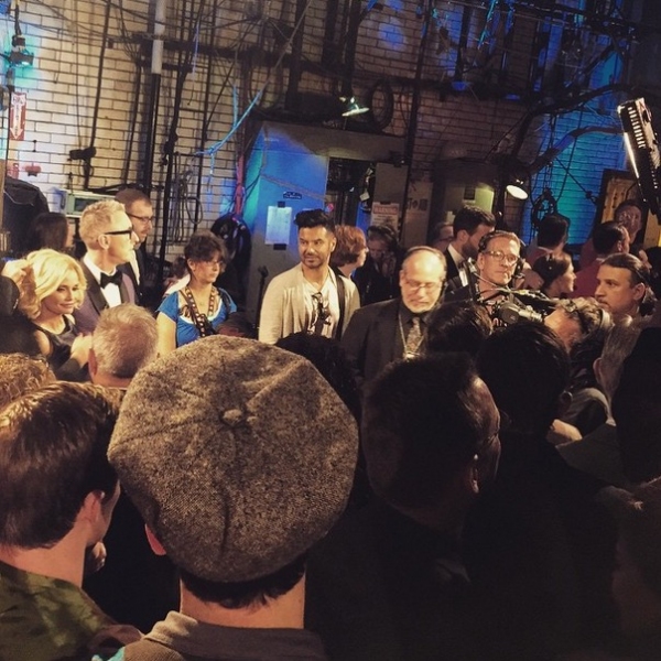 Photo Flash: SOMETHING ROTTEN!'s Michael James Scott Takes Us Behind the Scenes of Broadway's Biggest Night! Image