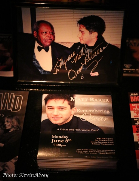 Photo Flash: Jazz Pianist Matt Baker 'Remembers Oscar' at Birdland Image