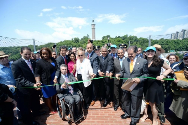 Photo Flash: NYC Parks Partners with NYC Department of Design & Construction to Re-Open High Bridge 