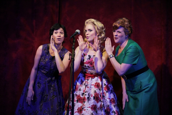Caitlin McWethy as Rachel Crabbe, Courtney Lucien as Pauline Clench, and Miranda McGe Photo