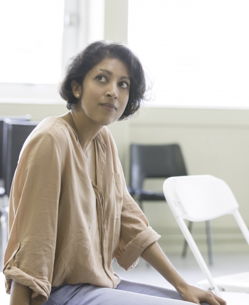 Photo Flash: In Rehearsal with the Cast of Sheffield Theatre's THE EFFECT Image