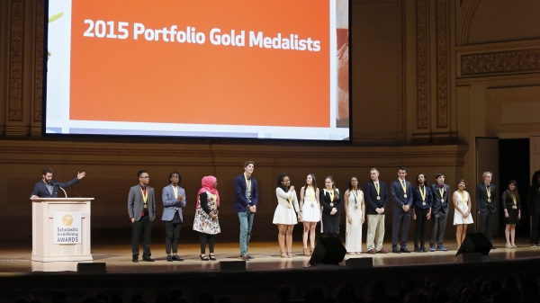 Photo Flash: Whoopi Goldberg, Matthew Morrison & Chelsea Clinton Speak at 2015 Scholastic Art & Writing Awards Image