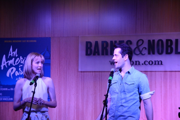 Photo Coverage: Robert Fairchild, Leanne Cope, and AN AMERICAN IN PARIS Company Celebrate Album Release at Barnes and Noble  Image