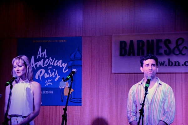 Photo Coverage: Robert Fairchild, Leanne Cope, and AN AMERICAN IN PARIS Company Celebrate Album Release at Barnes and Noble  Image