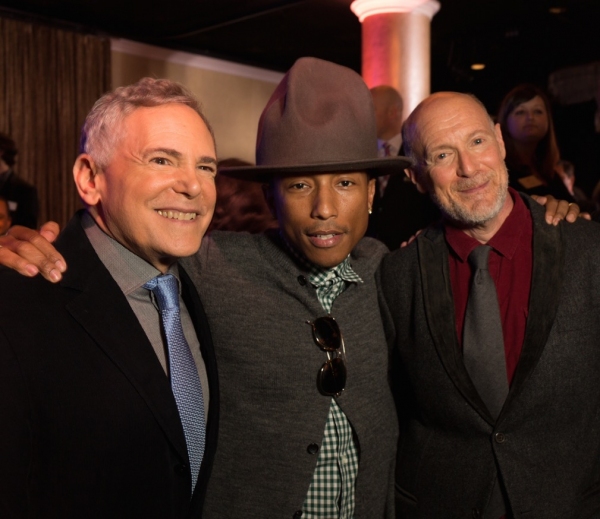 Craig Zadan, Pharrell & Neil Meron at the Oscar Nominees Luncheon. Photo