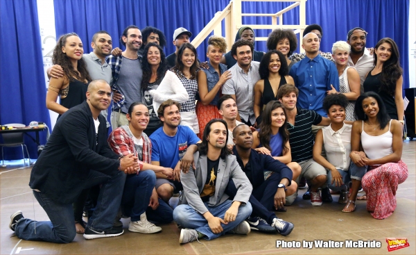 Photo Coverage: History is Happening in Manhattan-Rehearsals Begin for HAMILTON on Broadway! Image