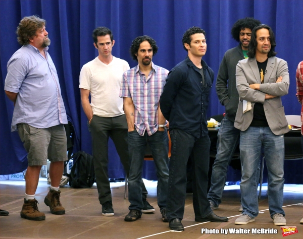 Photo Coverage: History is Happening in Manhattan-Rehearsals Begin for HAMILTON on Broadway! Image