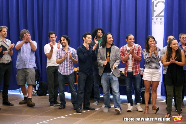 Photo Coverage: History is Happening in Manhattan-Rehearsals Begin for HAMILTON on Broadway! Image