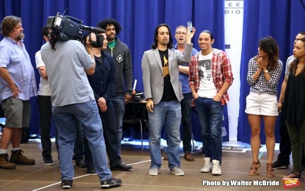 Photo Coverage: History is Happening in Manhattan-Rehearsals Begin for HAMILTON on Broadway! Image