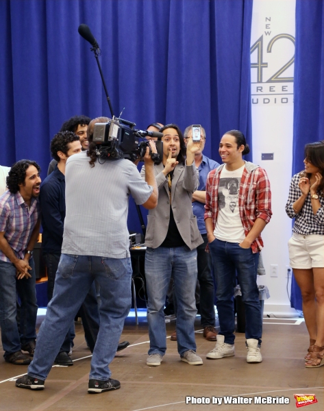 Photo Coverage: History is Happening in Manhattan-Rehearsals Begin for HAMILTON on Broadway! Image