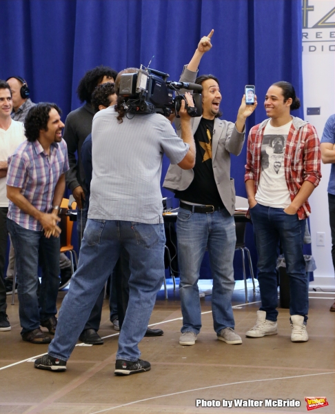 Photo Coverage: History is Happening in Manhattan-Rehearsals Begin for HAMILTON on Broadway! Image