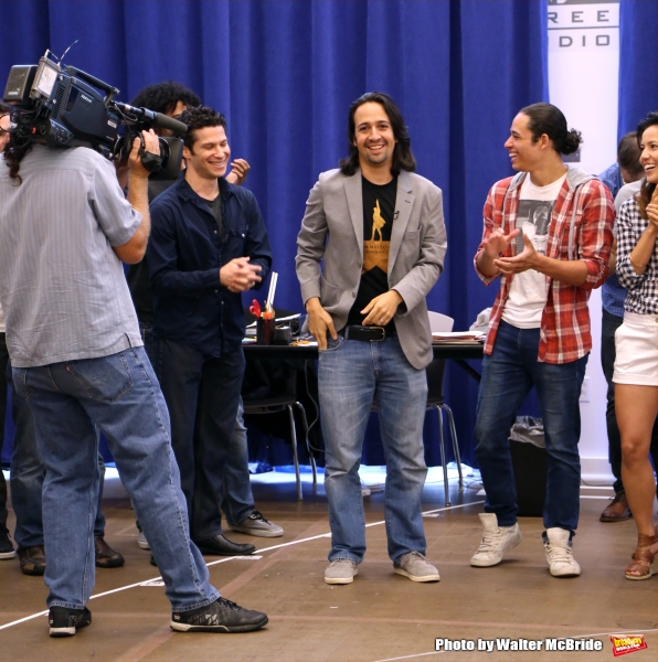Photo Coverage: History is Happening in Manhattan-Rehearsals Begin for HAMILTON on Broadway! Image
