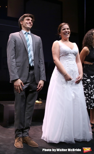 Gideon Glick and Lindsay Mendez during curtain call at the ''Significant Other'' Open Photo