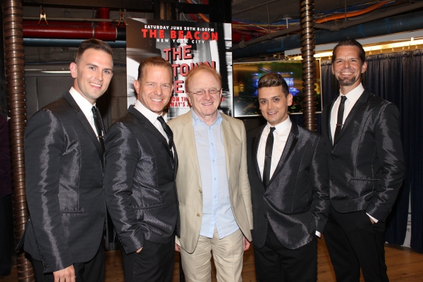 Daniel Reichard, Christian Hoff, Peter Asher, Michael Longoria and J. Robert Spencer Photo