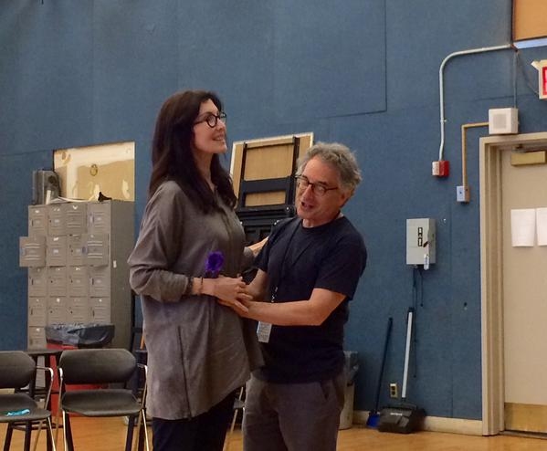 Photo Flash: Original INTO THE WOODS Cast Members Joanna Gleason and Chip Zien Rehearse for Today's Reunion Image