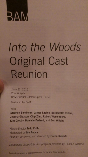 Photo Flash: INTO THE WOODS They Go Again! Check out Snap-Shots From Today's Original Cast Reunion! 
