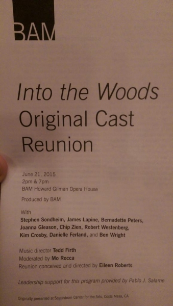 Photo Flash: INTO THE WOODS They Go Again! Check out Snap-Shots From Today's Original Cast Reunion! Image