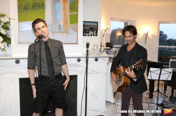 Gavin Creel and Robbie Routh perform at ''Parlor Night'' A benefit evening for The Br Photo