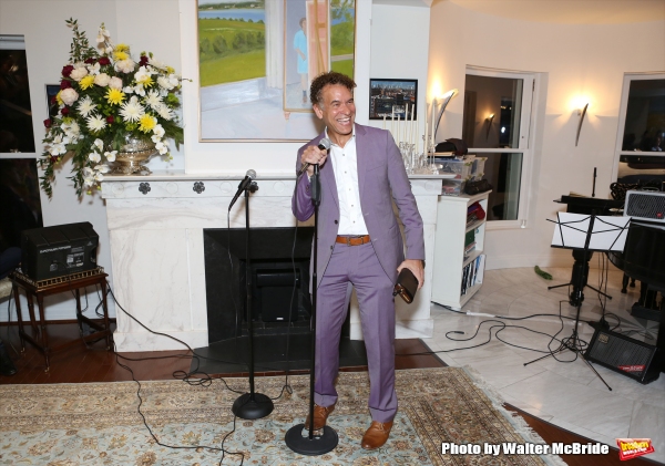 Brian Stokes Mitchell performs at the ''Parlor Night'' A benefit evening for The Broa Photo
