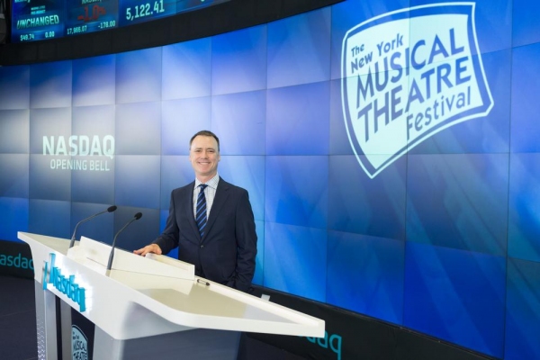 Photo Flash: NYMF Rings the NASDAQ Opening Bell Image