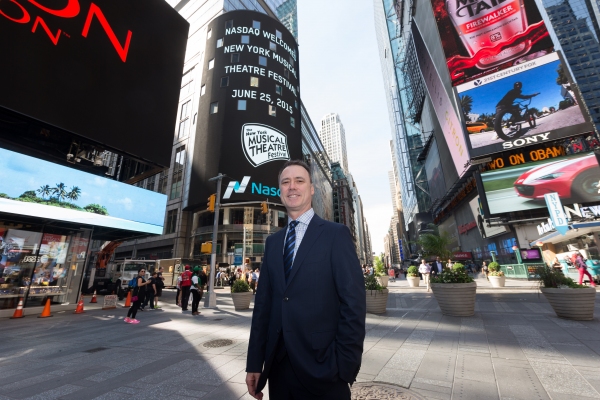 Photo Flash: NYMF Rings the NASDAQ Opening Bell Image