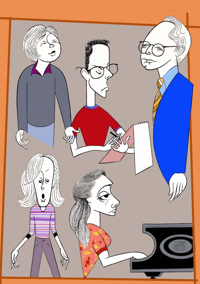 BWW Exclusive: Ken Fallin Draws the Stage- FUN HOME! Image