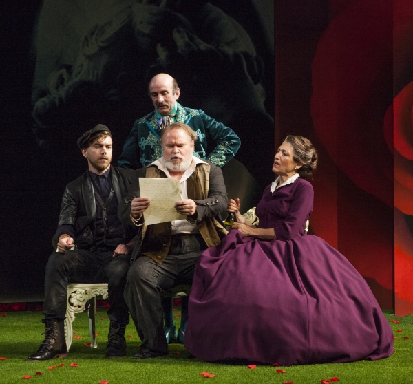 Daniel Petzold as Fabian, Patrick Kerr as Andrew Aguecheek, Tom McGowan as Sir Toby B Photo