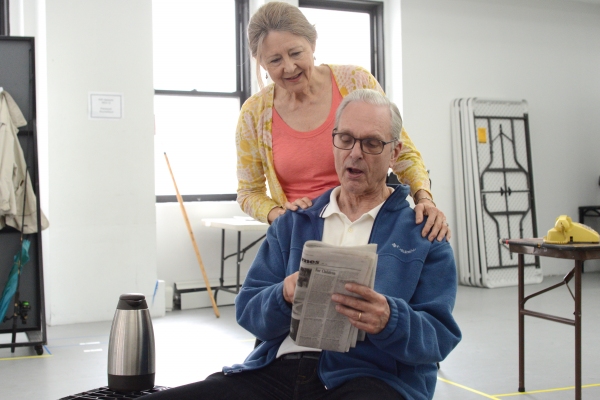 Photo Flash: In Rehearsal with Keir Dullea and Mia Dillon for ON GOLDEN POND at Bucks County Playhouse 