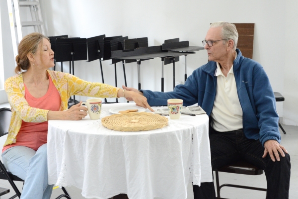 Photo Flash: In Rehearsal with Keir Dullea and Mia Dillon for ON GOLDEN POND at Bucks County Playhouse 