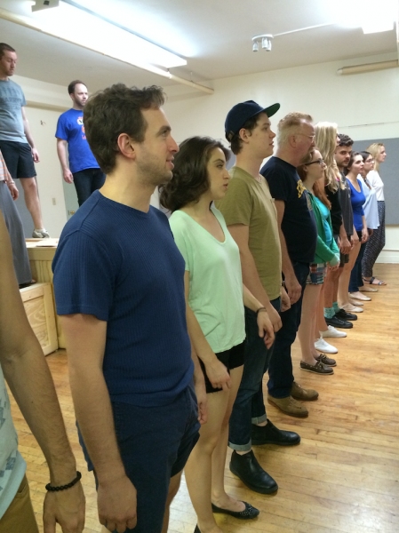 Photo Flash: In Rehearsal with NYMF Opener MOSES MAN Image