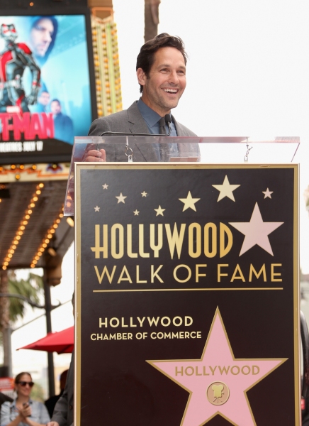 Photo Flash: ANT-MAN's Paul Rudd Receives Star on the Hollywood Walk of Fame Image